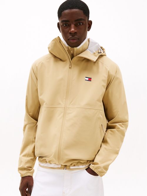 Cortavientos de corte amplio con zipper