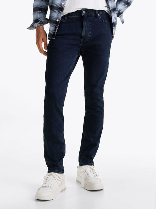 Jeans Simon de corte ceñido y costuras desteñidas