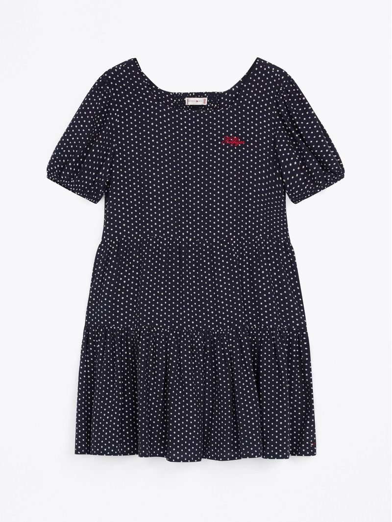 Vestido-con-estampado-y-logo-script