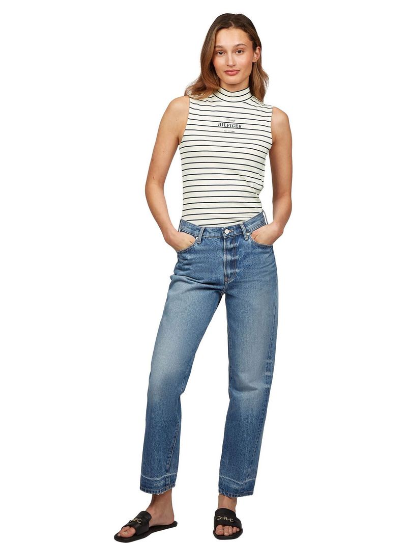 Camisa-de-cuello-alto-