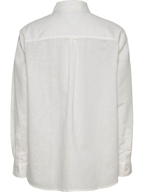 Camisa lino de corte relaxed