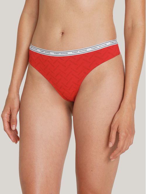 Tanga con logo en la cintura