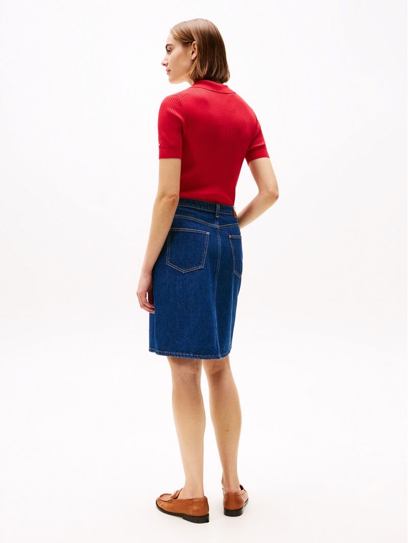 Falda-denim-corta-recta