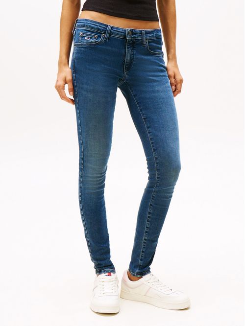 Jeans Sophie de talle bajo y corte ceñido