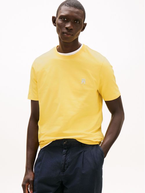 Playera con monograma TH a contraste