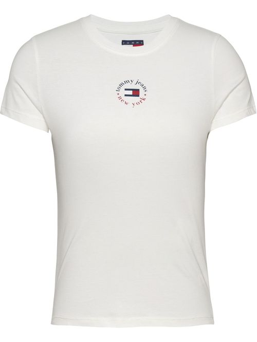 Playera de corte slim con logo circular