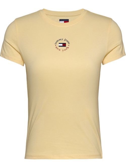 Playera de corte slim con logo circular