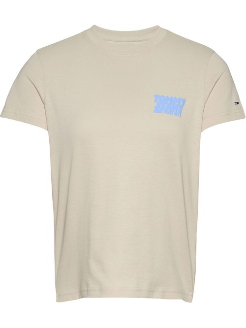 Playera de cuello redondo con logo