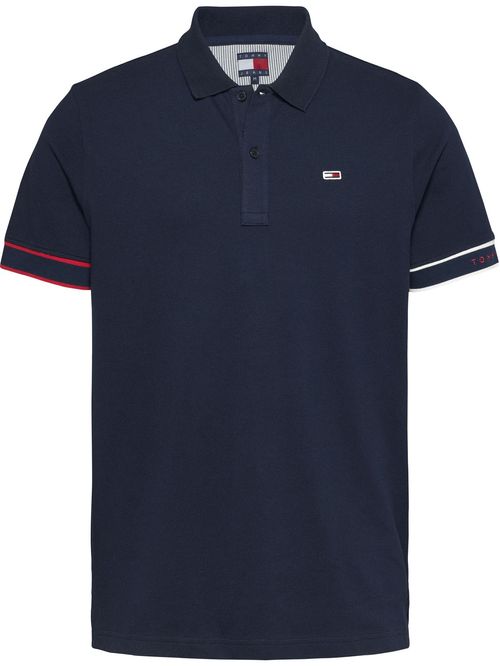 Polo de corte slim con logo