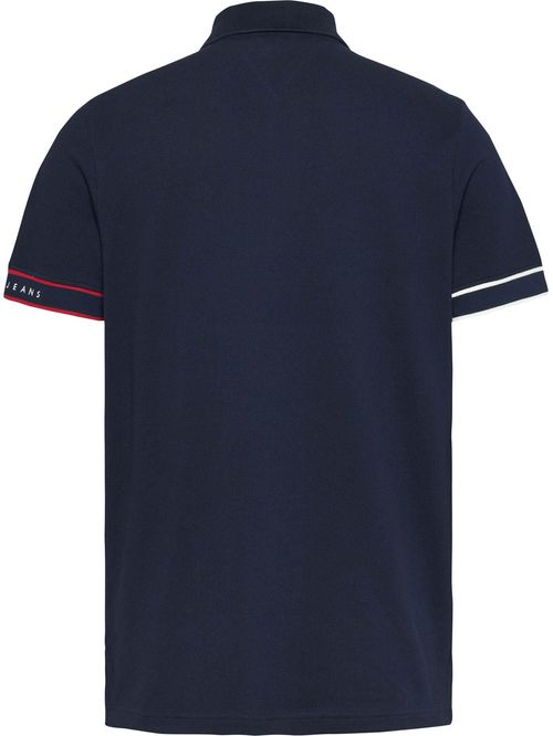 Polo de corte slim con logo
