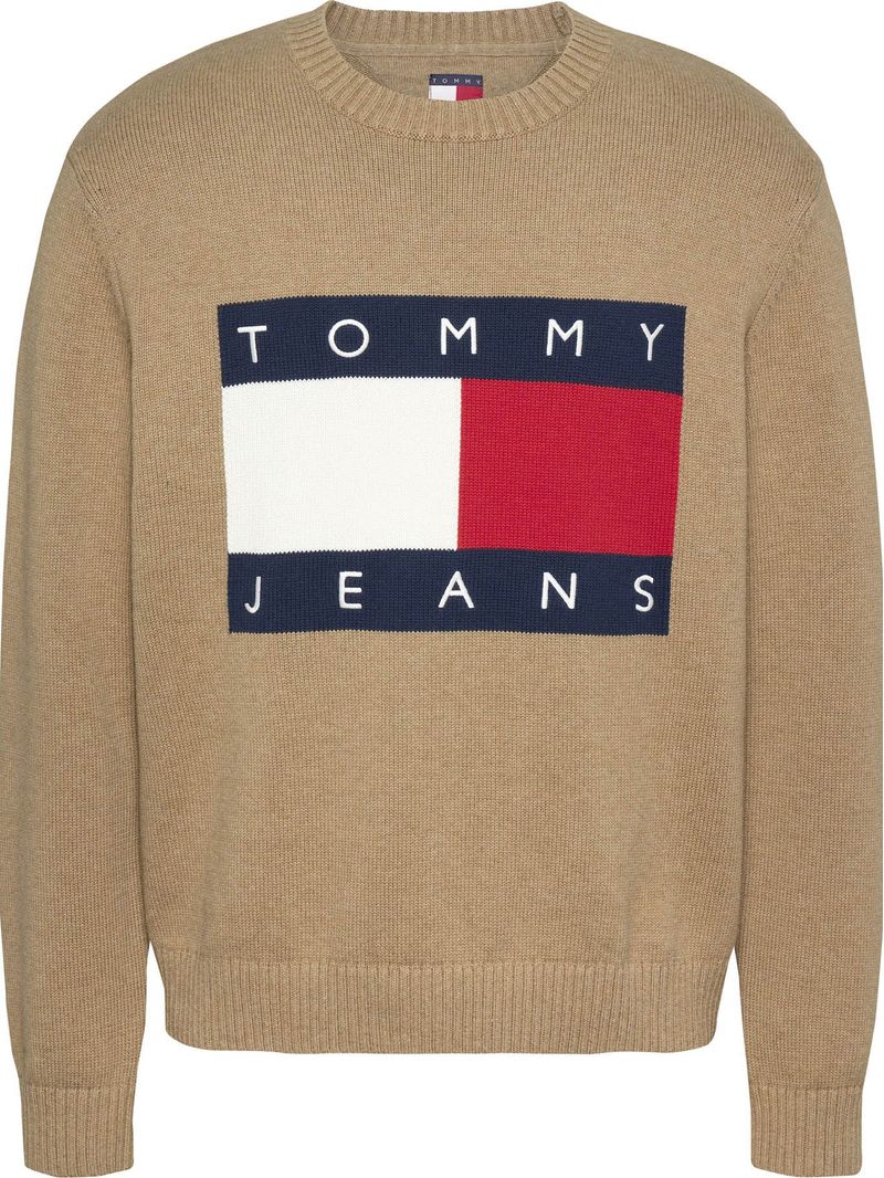 Sueter-de-melange-con-logo-de-Tommy
