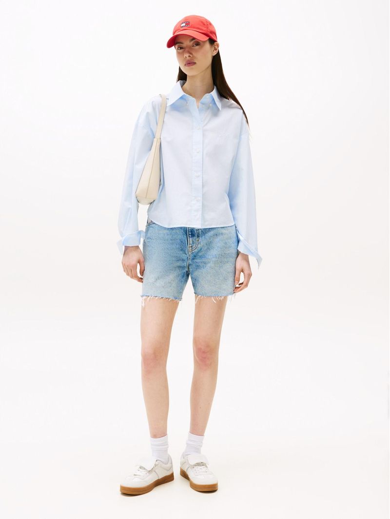 Camisa-cropped-con-rayas