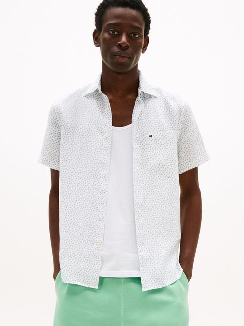 Camisa de manga corta con estampado náutico