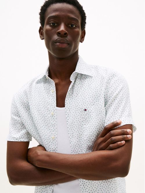 Camisa de manga corta con estampado náutico