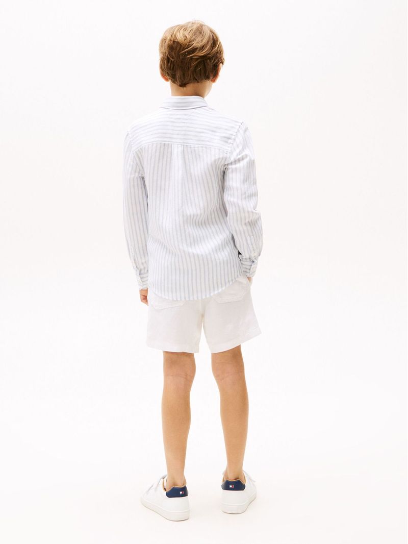 Camisa-de-rayas-en-mezcla-de-lino