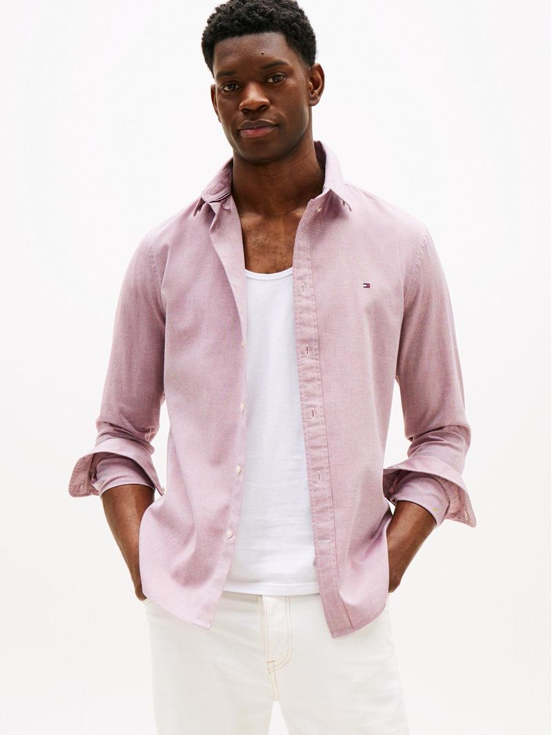 Camisa-Dobby-de-manga-larga
