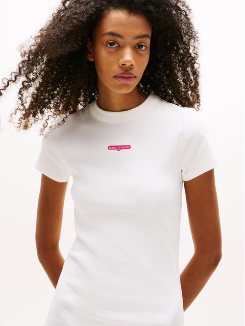 Mini vestido con logo script