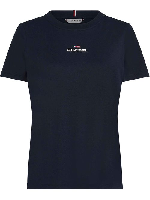 Playera con logo gráfico de corte regular