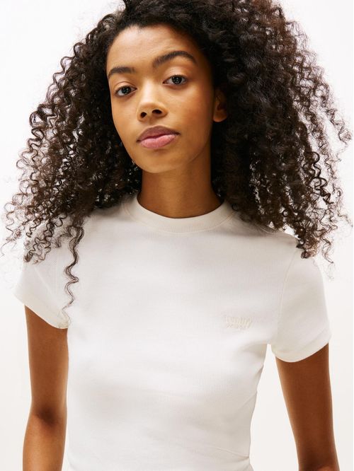 Playera de corte slim con logo