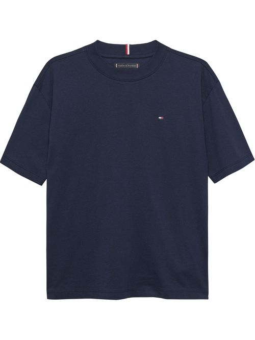 Playera de punto con logo bordado