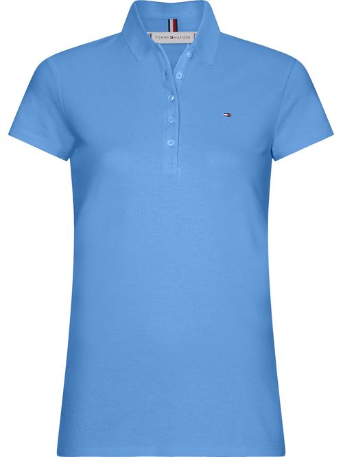 Polo de corte slim con logo