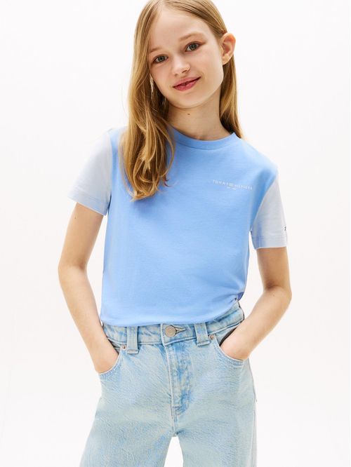 Playera de cuello redondo con logo