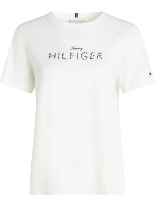 Playera con logo gráfico de corte regular