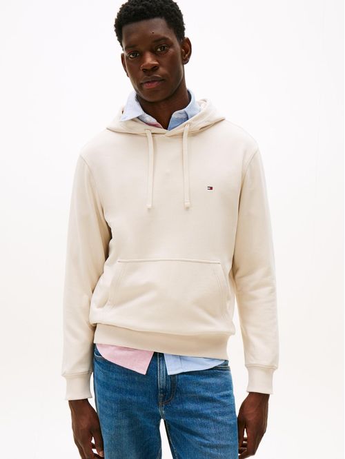 Sudadero de felpa con capucha y logo bordado