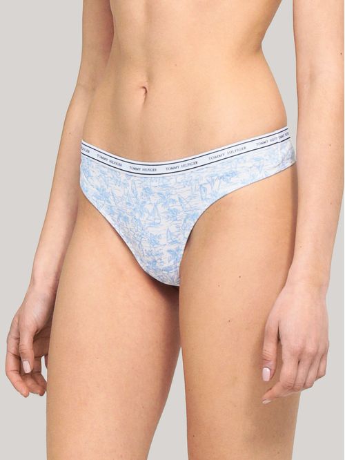 Tanga con logo en la cintura