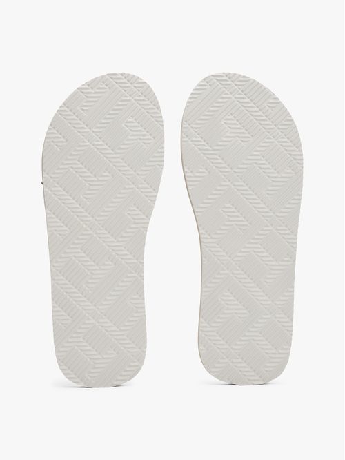 Chancletas con logo del monotipo Hilfiger
