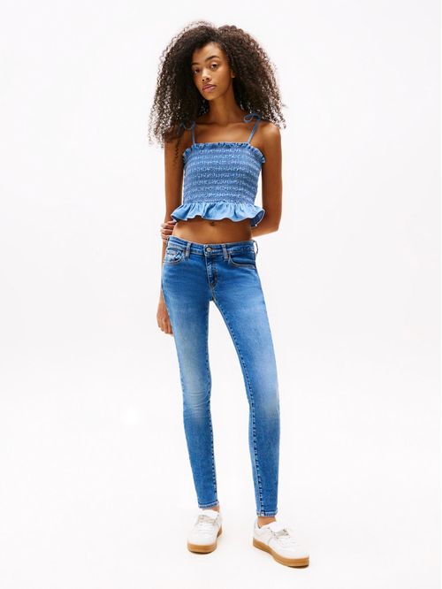 Jeans Sophie de talle bajo y corte skinny