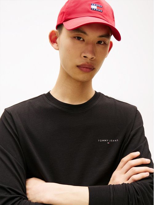 Playera slim fit de manga larga