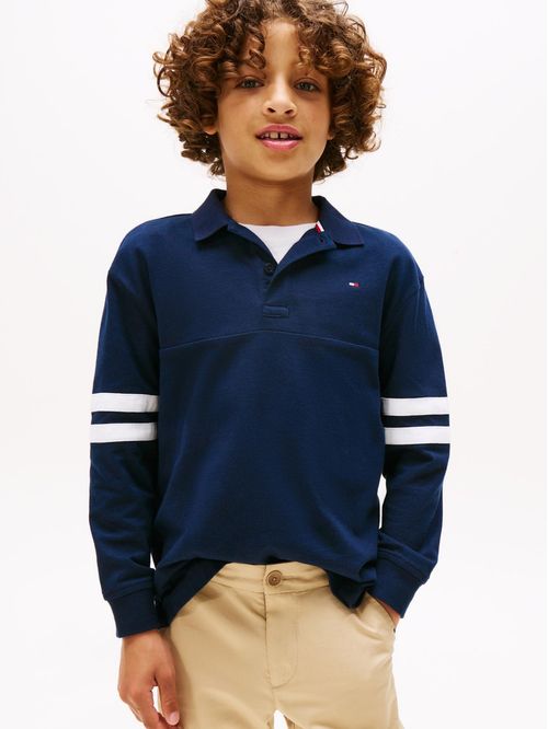 Polo de manga larga de corte regular