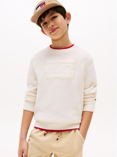 Suéter Signature con logo tonal