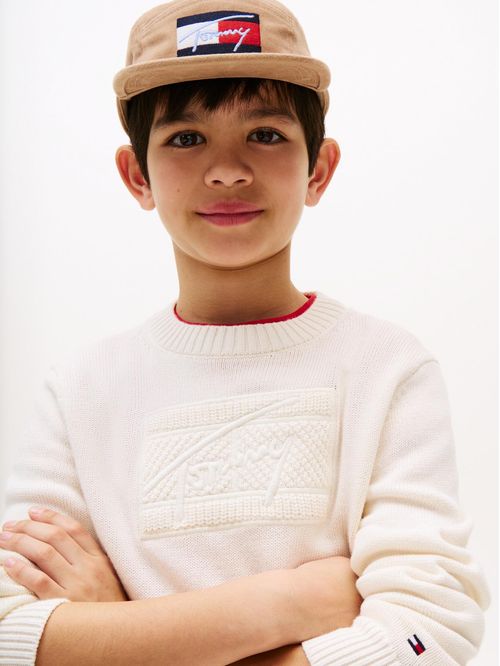 Suéter Signature con logo tonal