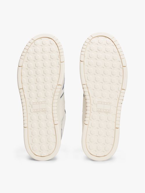 Zapato tenis de mezcla de ante y suela cupsole