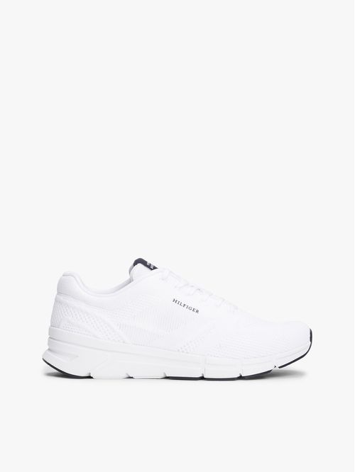 Zapato tenis de running de punto con logo