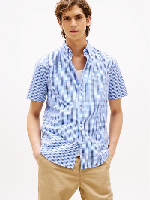 Camisa americana de manga corta