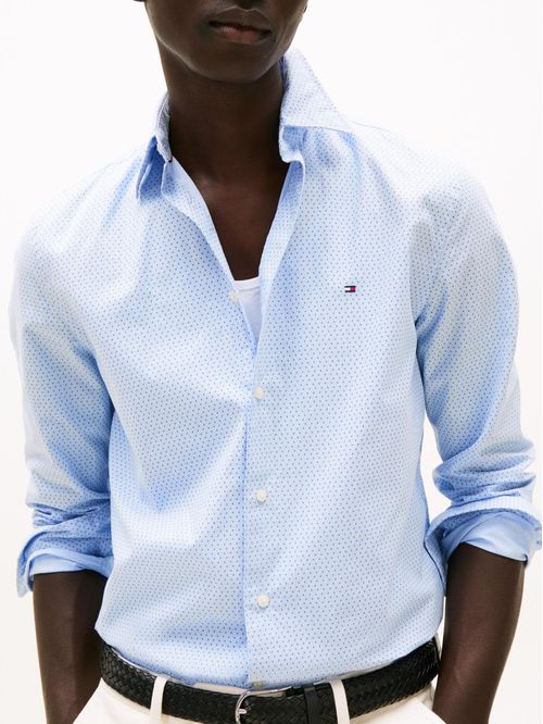 Camisa poplin mini de manga larga