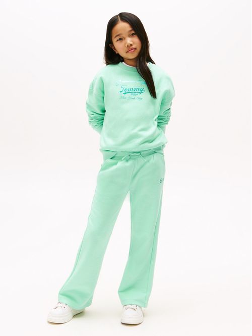 Pantalón jogger con cordón y logo