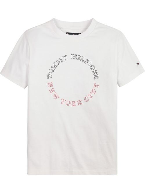 Playera con logo redondo gráfico