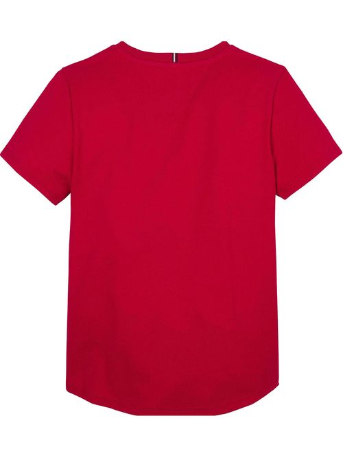 Playera slim con logo metalizado