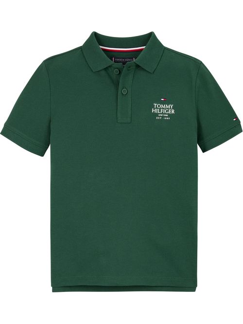 Polo de corte regular con logo