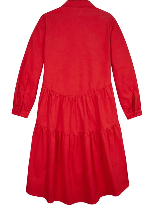 Vestido camisero ribcord