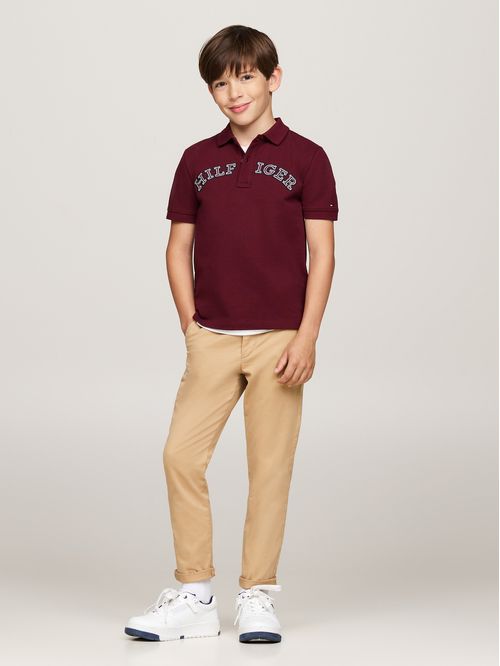 Polo manga corta de corte regular