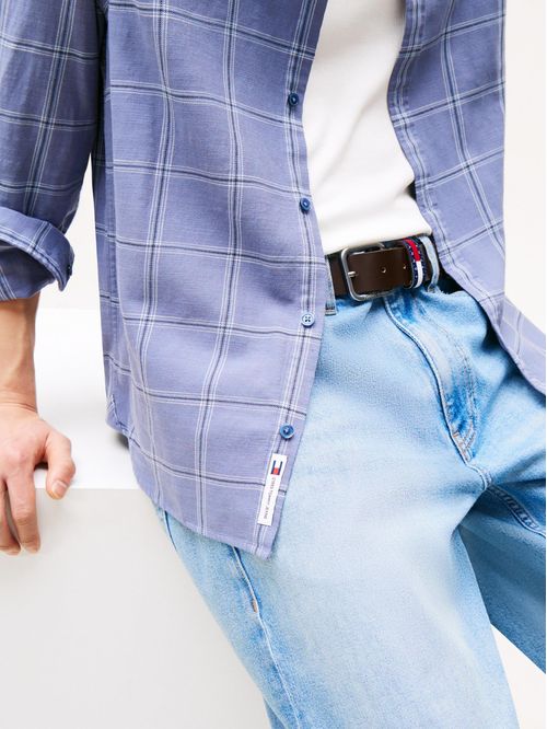 Camisa de corte regular con cuadros