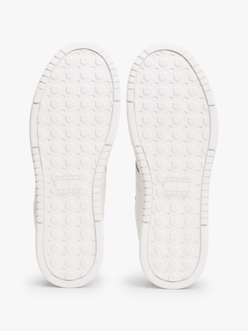 Zapato tenis de mezcla de ante y suela cupsole