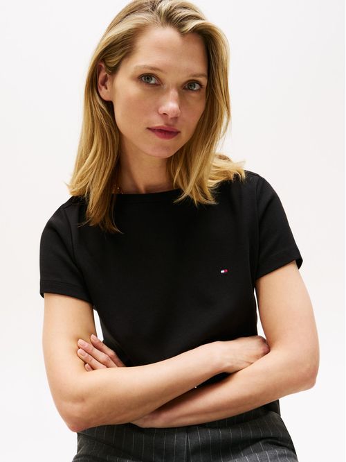 Playera de corte regular con diseño de rayas