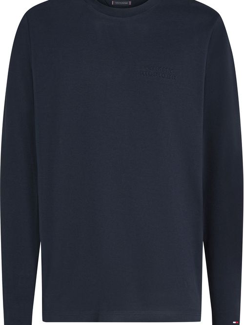 Playera manga larga con logo gráfico