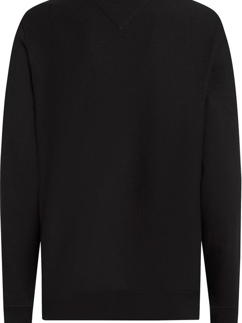 Sudadero con logo arqueado y cuello redondo